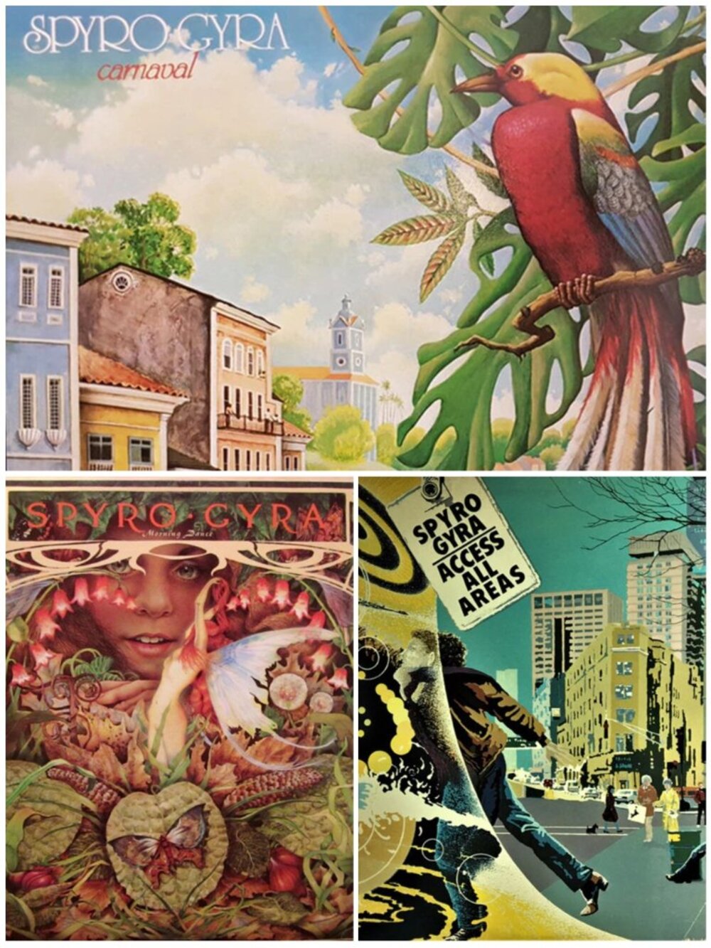 Lot Of 3 Spyro Gyra Vinyl Albums